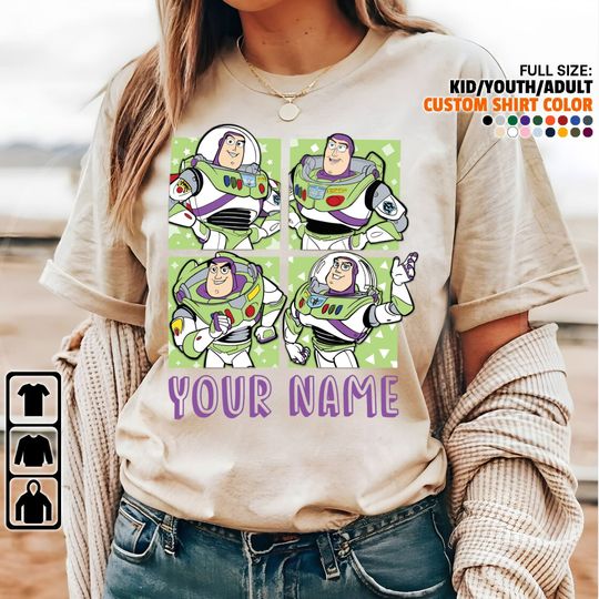 Discover Personalized Buzz Lightyear Disney Shirt, Disney Family Matching Shirt