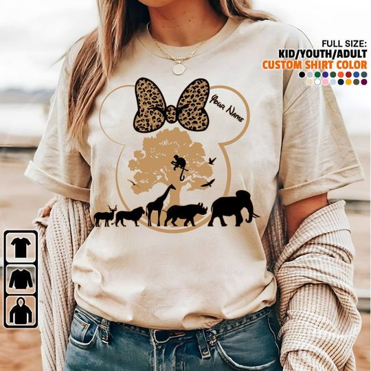 Discover Personalized Disney Animal Kingdom Girl Disney Shirt, Disney Family Matching Shirt