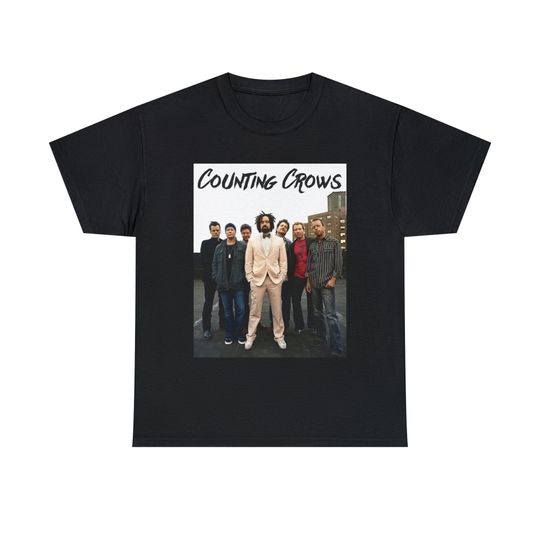 Discover Counting Crows Retro Vintage Music Shirt