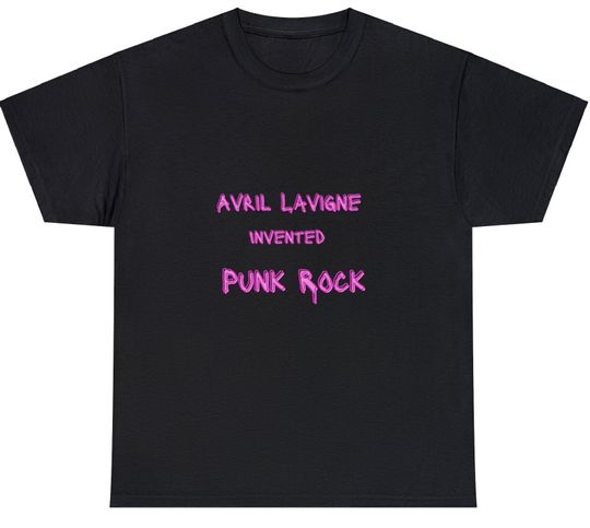 Avril Lavigne Invented Punk Rock Shirt
