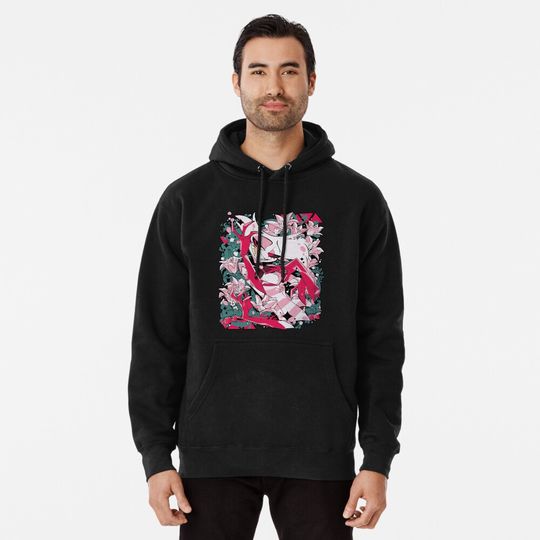 Angel Dust Hazbin Hotel Hoodie, Hazbin Hotel Movie Fan Gift