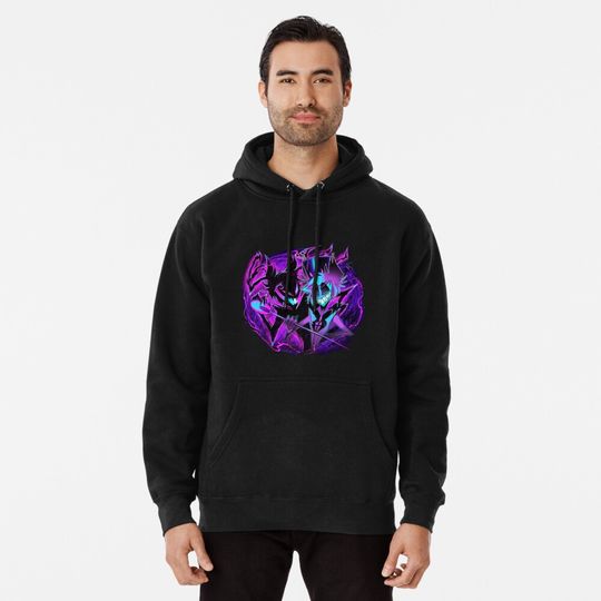 Alastor and His Shadow Hazbin Hotel Hoodie, Hazbin Hotel Movie Fan Gift
