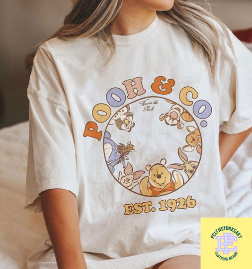 Discover Vintage Pooh & Co EST 1926 T-Shirt, Winnie The Pooh Shirt