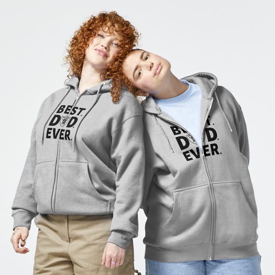 Discover Best Dad Ever - Father's Day Zipped Hoodie