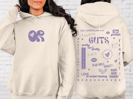 Olivia Rodrigo Guts Sweatshirt Guts World Tour Sweatshirt