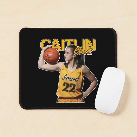 Iowa basketball star Caitlin Clark Mouse Pad