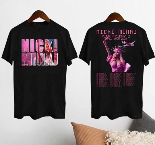 2024 Nicki Minaj Tour T-Shirt, Gag City Shirt, Nicki Minaj Pink Friday 2 Concert Shirt