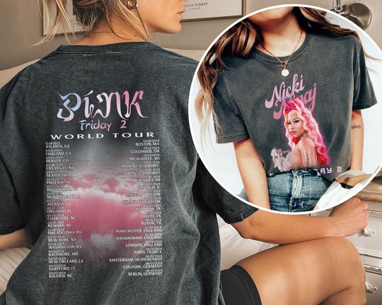 Nicki Minaj 2 Shirt, Gag City Pink Friday 2 World Tour Design