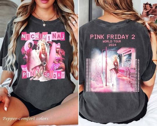 Limited Nicki Minaj Pink Friday 2 Tour Vintage Shirt,Retro Nicki Minaj World Shirt