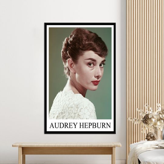 Discover Audrey Hepburn Canvas Wall Art, Audrey Hepburn Black and White Canvas Wall Decor