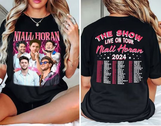 Vintage Niall Horan 2 Sides Shirt, Niall Horan Bootleg Shirt, Niall Horan 2024 Tour