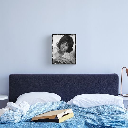 Discover Aretha Franklin Photo Canvas Portrait