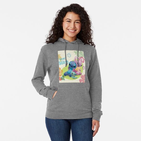 Dear Stitch Hoodie, Disney Stitch Hoodie, Stitch Ohana Means Family Hoodie