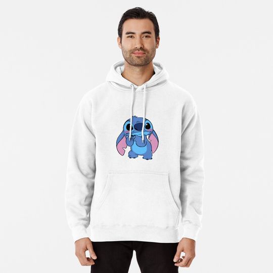cute stitch Pullover Hoodie, Disney Stitch Hoodie, Stitch Ohana Means Family Hoodie