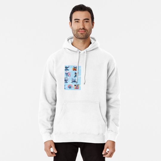 Stitch brush pink Pullover Hoodie, Disney Stitch Hoodie, Stitch Ohana Means Family Hoodie