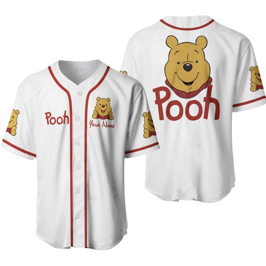 Disney Winnie The Pooh Baseball Jersey Shirt
