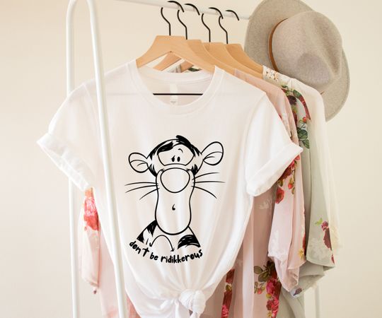 Discover Dont Be Ridiculous, Tigger Shirt,Disney Sketch Shirt