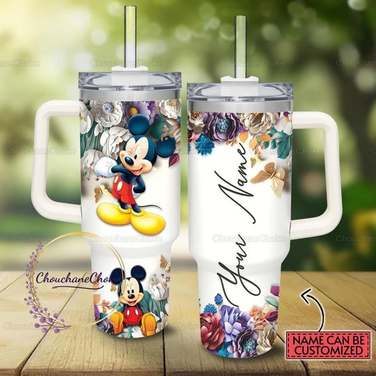 Mickey Mouse 40oz Tumbler, Mickey Mouse Tumbler, Mickey Tumbler, Disney Mickey Tumbler
