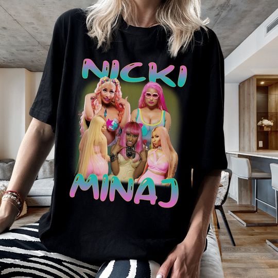 Limited Vintage Nicki minaj T-Shirt,Nicki minaj Unisex T-Shirt
