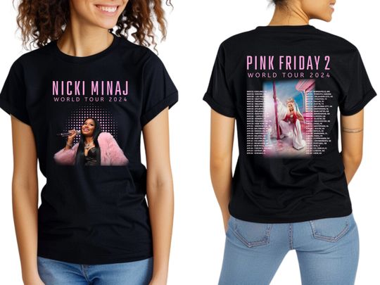 Pink Friday 2: Nicki Minaj Concert T-Shirt