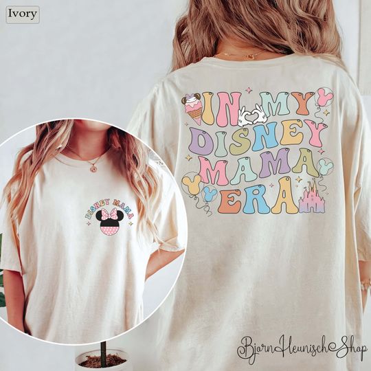 In My Disney Mom Era Two-Sided Shirt, Minnie Mom Shirt