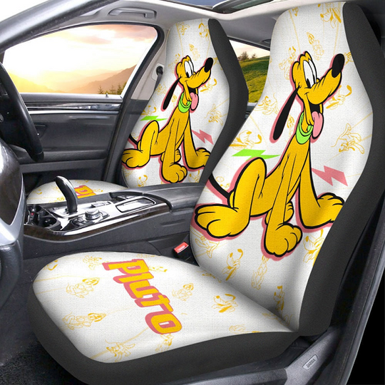 Disney Cute Pluto Car Seat Covers