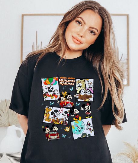 Comfort Colors Mickeys Runaway Railway Shirt
