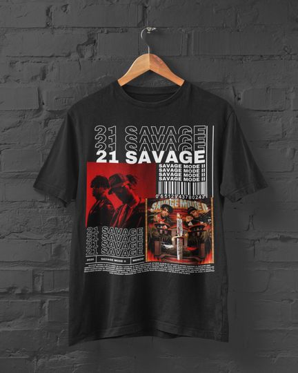 Drake 21 Savage Shirt, Bootleg Rapper, Vintage 90s Shirt
