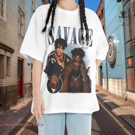 Discover 21 Savage Graphic Tee,  21 Savage Merch
