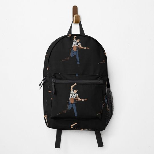 bruce springsteen typography art inspirowl design transparent Backpack