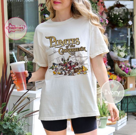Pirates of the Caribbean Disney Shirt, Vintage Disney Shirt, Dead Men Tell No Tales Shirt