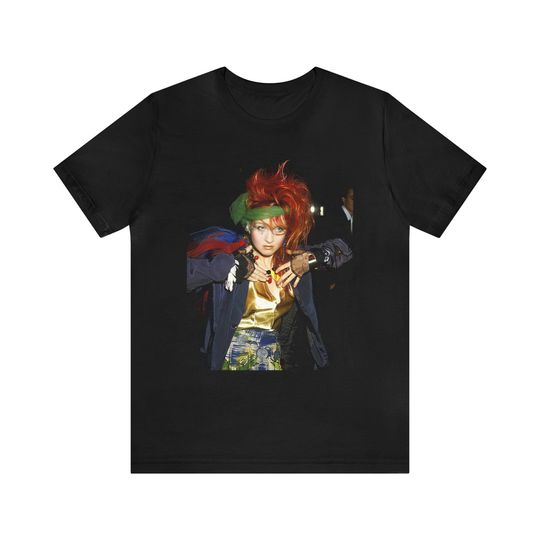 Discover Cyndi Lauper Retro Aesthetic 80s Music T-Shirt