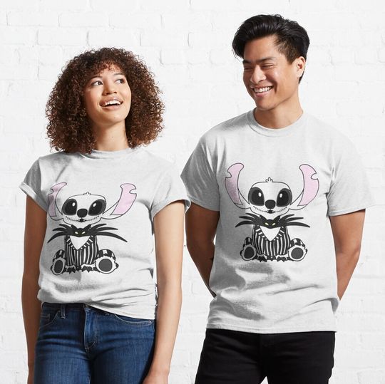 Discover Stitch as Jack Skellington Classic T-Shirt