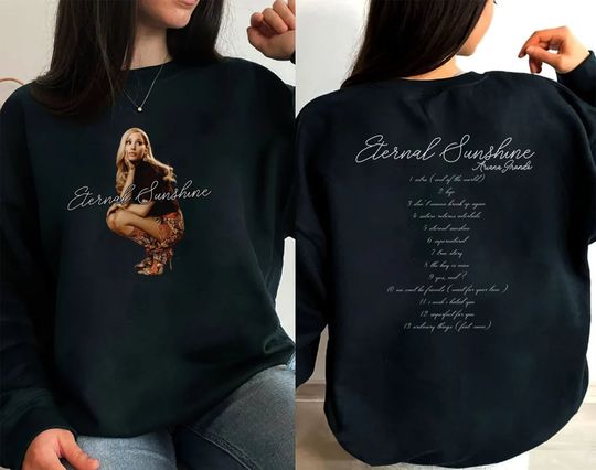 Eternal Sunshine Tracklist (Ariana 2024) Unisex Sweatshirt