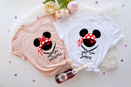Disney Family Cruise Shirt, Minnie Mickey Pirate Shirts,  Disney Caribbean Shirt, Disney 2024 Family Vacation Shirts