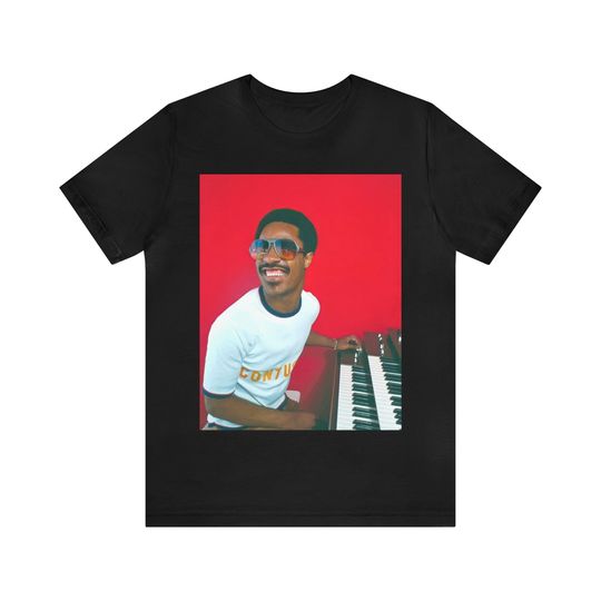Stevie Wonder Retro Aesthetic 70s 80s Vintage Inspired T-Shirt