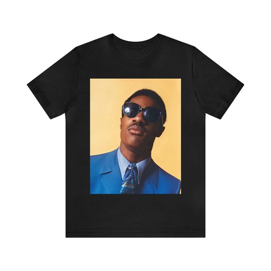 Stevie Wonder Retro Aesthetic 70s 80s Vintage Inspired T-Shirt