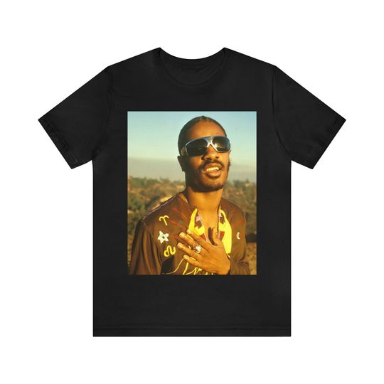 Stevie Wonder Retro Aesthetic 70s 80s Vintage Inspired T-Shirt