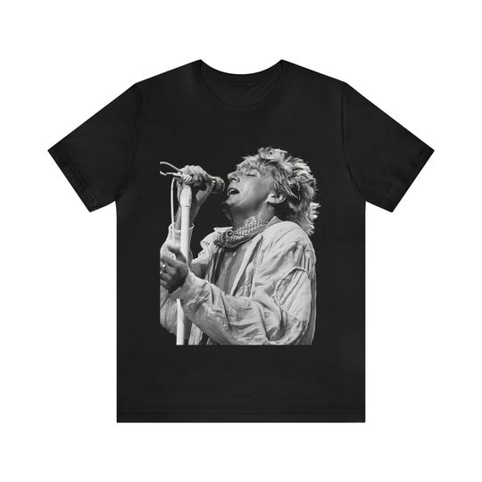 Rod Stewart Retro Aesthetic 70s Music T-Shirt