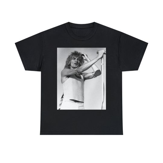Rod Stewart Retro Aesthetic 70s Music T-Shirt