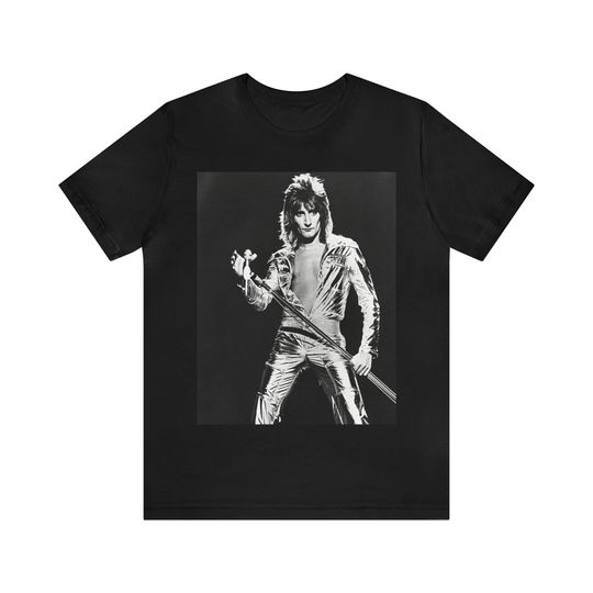 Rod Stewart Retro Aesthetic 70s Music T-Shirt