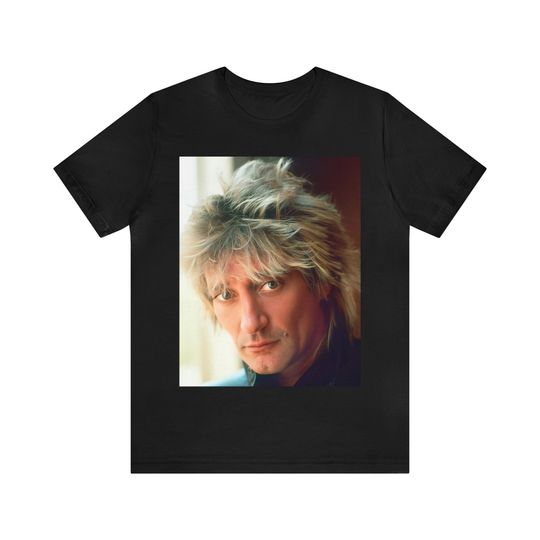 Rod Stewart Retro Aesthetic Unisex 70s Music T-Shirt, Vintage Bootleg Minimal Graphic T-Shirt, 80s 90s Pop Merch Shirt, Retro Gift For Fans