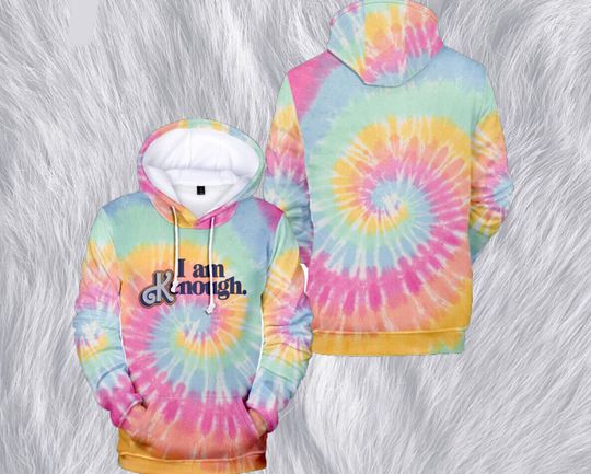 I Am Enough Hoodie 3D, I Am Kenough Hoodie, Unisex Gift For Fan, All Over Printed Hoodie