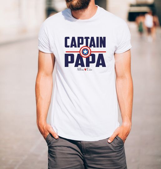 Discover Dad t-shirt with children's names, personalized dad t-shirt