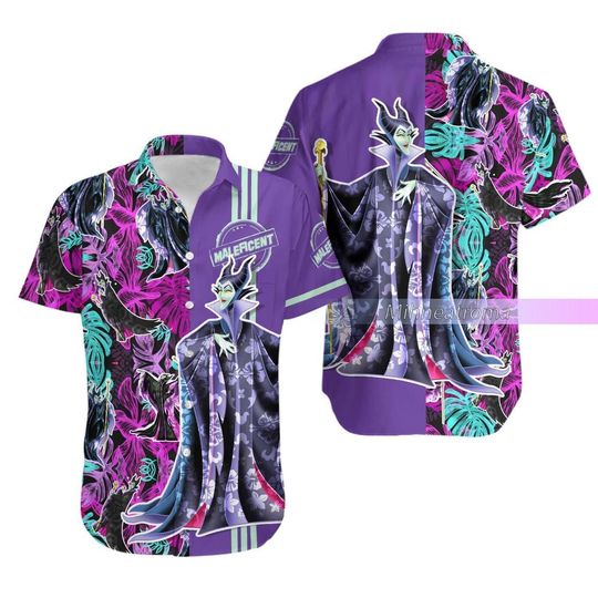 Maleficent Hawaiian Shirt, Disney Maleficent Witch Shirt