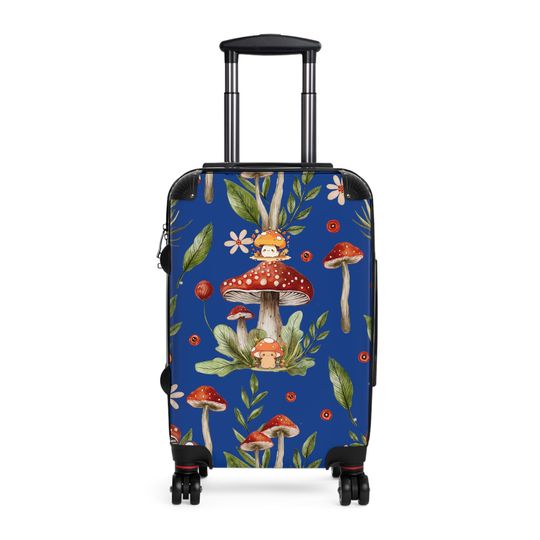 Discover Whimsical Woodland Mushroom Suitcase