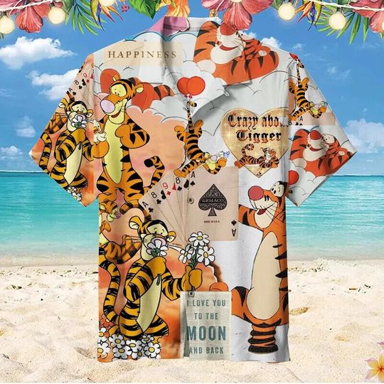 Disney Tigger from Winnie the Pooh Hawaiian Shirt