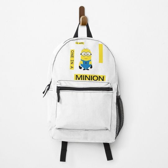 Minion quote I am one in a minion fun design Backpack
