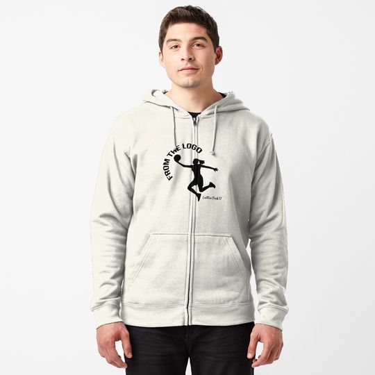 From The Logo 22 Caitlin Clark 22 Zipped Hoodie