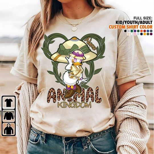 Custom Disney Daisy Animal Kingdom Unisex T-Shirt, Safari Family Matching Shirt